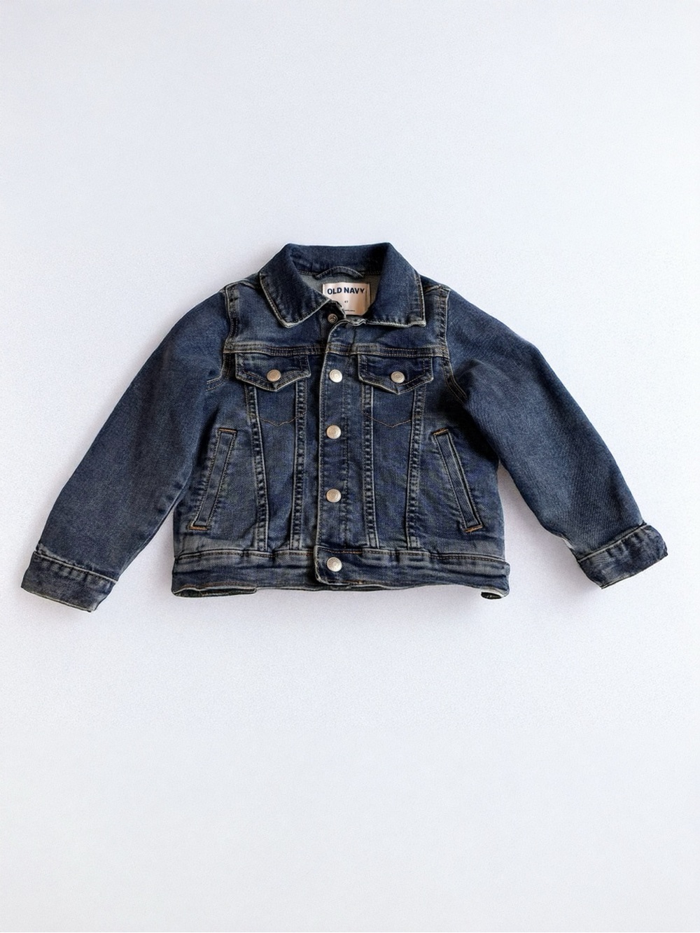 Old Navy Toddler Unisex Blue Classic Denim Jacket 4T
